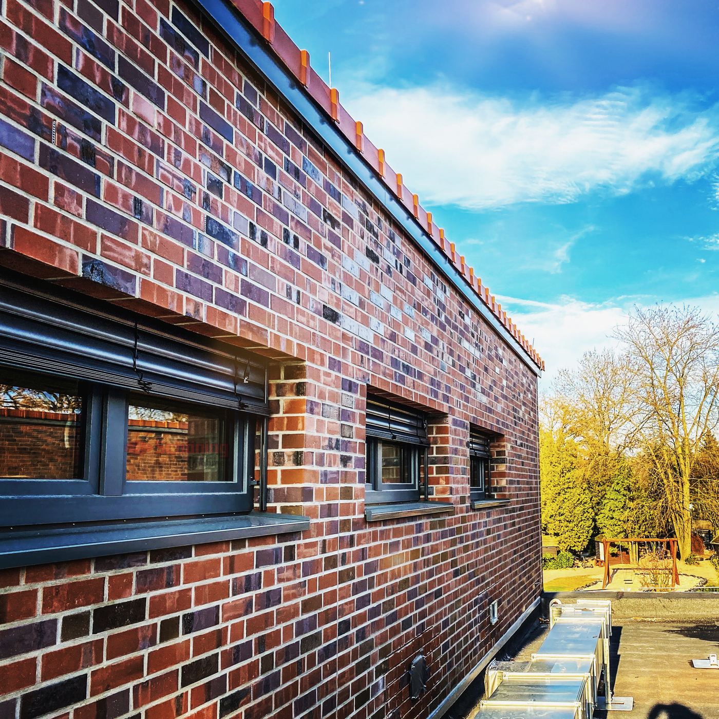 Die fertige Fassade