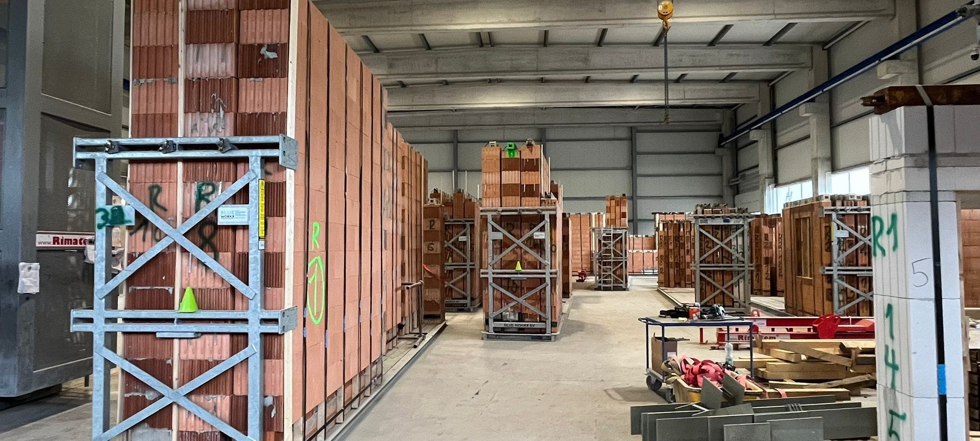 Fertigungshalle der MauerWand System GmbH in Lastrup